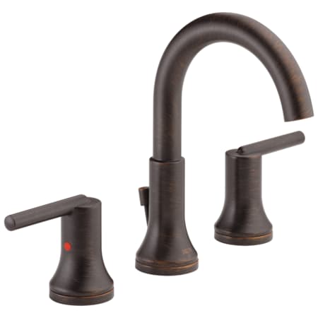 Delta 3-hole 4-16" installation Hole Widespread Lavatory Faucet, Venetian Bronze 3559-RBMPU-DST